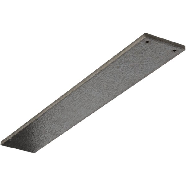 Ekena Millwork 3"W x 20"D Logan Hidden Support Steel Bracket w/ 16" Support Depth, Antiqued Warm Silver BKTM03X20LOAWS - main